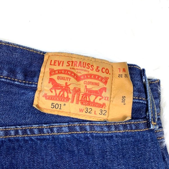 👖NEW |•LEVI'S•| 501Button Fly Jeans 32x32 👖 - Picture 6 of 9